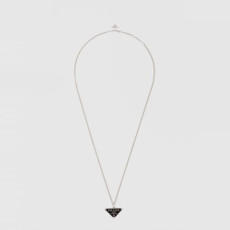 프라다 남/녀 스말토 보석 목걸이 - Prada Unisex Smalto Gemstone Necklace - acc7682x