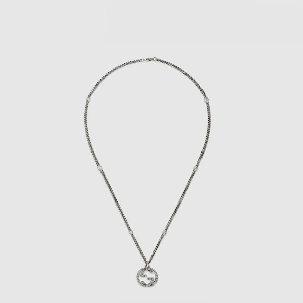 구찌 남/녀 인터로킹 G 목걸이 - Gucci Unisex Interlocking G Necklace - acc7685x