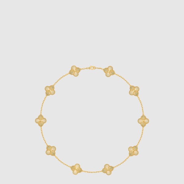 반클리프 아펠 여성 빈티지 알함브라 네크리스 - Van Cleef & Arpels Womens Vintage Alhambra Necklace - acc7816x