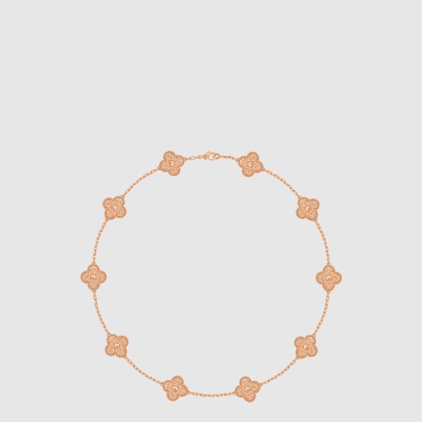 반클리프 아펠 여성 빈티지 알함브라 네크리스 - Van Cleef & Arpels Womens Vintage Alhambra Necklace - acc7817x