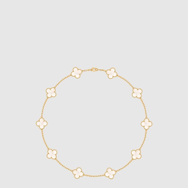 반클리프 아펠 여성 빈티지 알함브라 네크리스 - Van Cleef & Arpels Womens Vintage Alhambra Necklace - acc7820x