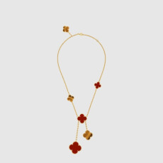 반클리프 아펠 여성 매직 알함브라 네크리스 - Van Cleef & Arpels Womens Magic Alhambra Necklace - acc7825x