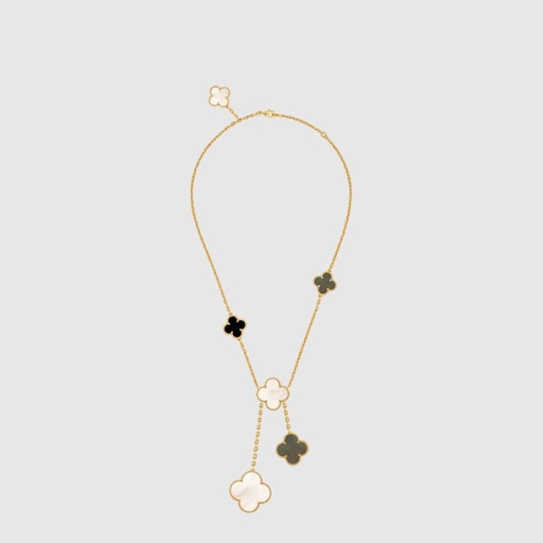 반클리프 아펠 여성 매직 알함브라 네크리스 - Van Cleef & Arpels Womens Magic Alhambra Necklace - acc7826x