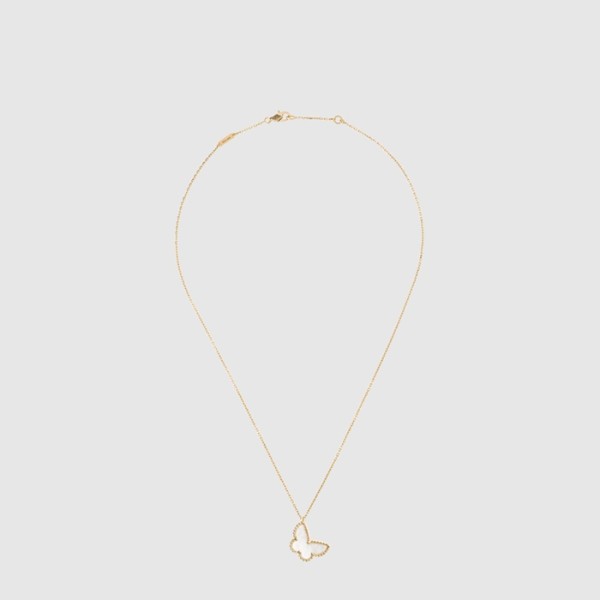 반클리프 아펠 여성 스위트 알함브라 버터플라이 펜던트 네크리스 - Van Cleef & Arpels Womens Sweet Alhambra Butterfly Pendant Necklace - acc7827x