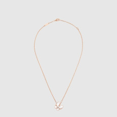 반클리프 아펠 여성 투 버터플라이 펜던트 네크리스 - Van Cleef & Arpels Womens Two Butterfly Pendant Necklace - acc7829x