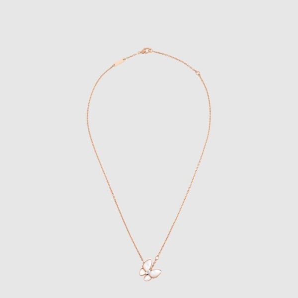 반클리프 아펠 여성 투 버터플라이 펜던트 네크리스 - Van Cleef & Arpels Womens Two Butterfly Pendant Necklace - acc7829x
