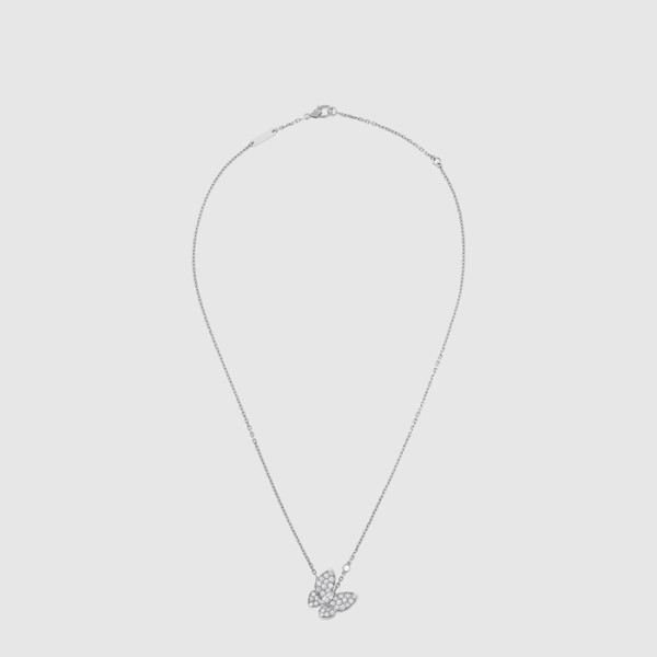 반클리프 아펠 여성 투 버터플라이 펜던트 네크리스 - Van Cleef & Arpels Womens Two Butterfly Pendant Necklace - acc7831x