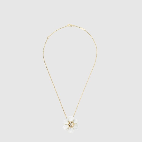 반클리프 아펠 여성 로즈 드 노엘 펜던트 네크리스 - Van Cleef & Arpels Womens Rose de Noël Pendant Necklace - acc7832x