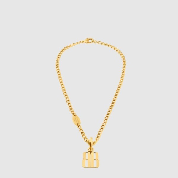 발렌시아가 남성 나노 씬 네크리스 - Balenciaga Mens Nano Thin Necklace - acc7504x