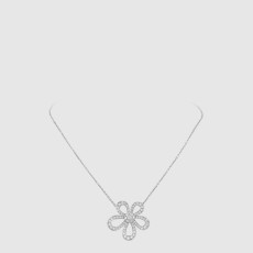 반클리프 아펠 여성 플라워레이스 펜던트 네크리스 - Van Cleef & Arpels Womens Flower Lace Pendant Necklace - acc7834x