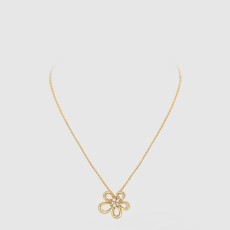 반클리프 아펠 여성 플라워 레이스 펜던트 네크리스 - Van Cleef & Arpels Womens Flower Lace Pendant Necklace - acc7835x