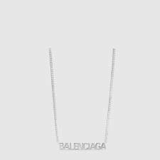 발렌시아가 남성 로고 드롭 네크리스 - Balenciaga Mens Logo Drop Necklace - acc7515x