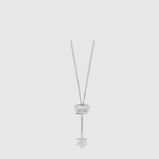 발렌시아가 남성 BB 로고 키 홀더 - Balenciaga Mens BB Logo Key Holder Necklace - acc7517x