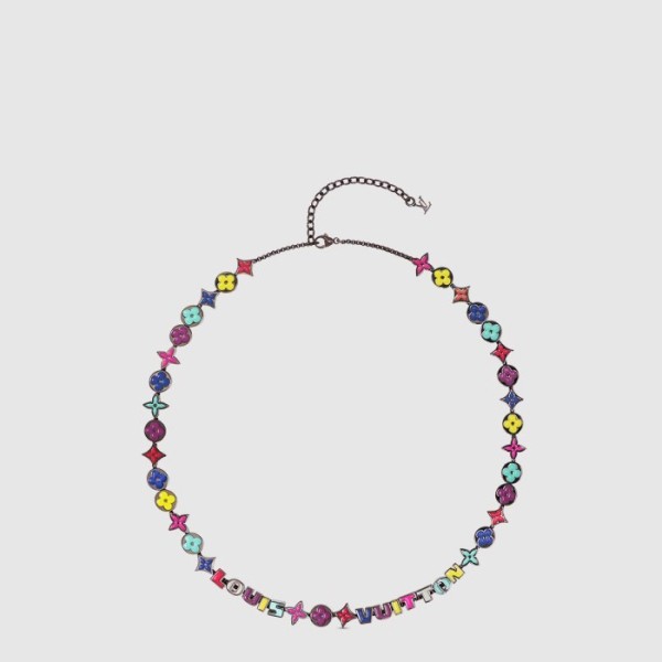 루이비통 남성 모노그램 파티 네크리스 - Louis vuitton Mens Monogram Party Necklace - acc7657x