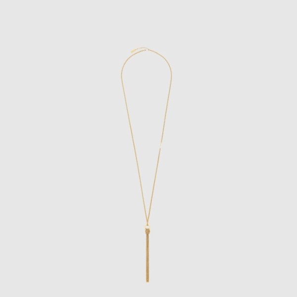 입생로랑 여성 카산드라 태슬 네크리스 - Saint Laurent Womens Cassandre Tassel Necklace - acc7878x