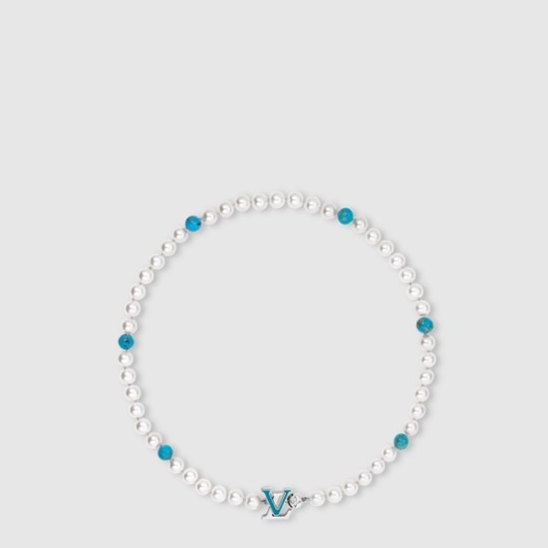 루이비통 남성 터콰이즈 로데오 네크리스 - Louis vuitton Mens Turquoise Rodeo Necklace - acc7669x
