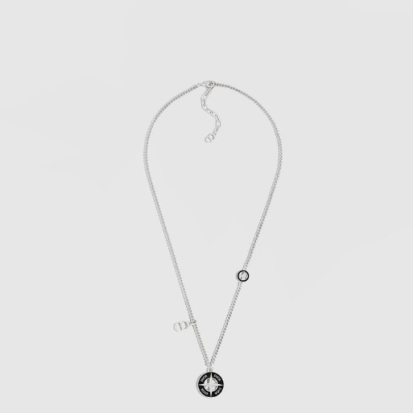 디올 남성 까나쥬 펜던트 목걸이 - Dior Mens Cannage Pendant Necklace - acc7670x