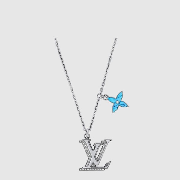 루이비통 남성 LV 이니셜 목걸이 - Louis vuitton Mens LV Initial Necklace - acc7671x