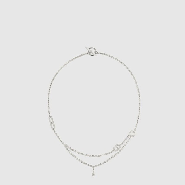 에르메스 여성 당크레 카오스 팬시 체인 네크리스 - Hermes Womens  Dancres Chaos Fancy Chain Necklace - acc8412x