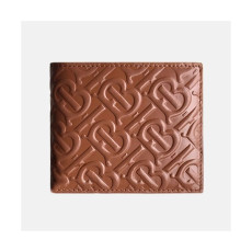 Burberry 2019 Leather Wallet - 버버리 2019 남여공용 레더 반지갑 BURW0101.Size(11CM).브라운