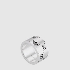 구찌 남/녀 인터로킹 G 링 반지 - Gucci Unisex Interlocking G Ring - acc1179x