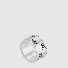 구찌 남/녀 인터로킹 G 링 반지 - Gucci Unisex Interlocking G Ring - acc1179x