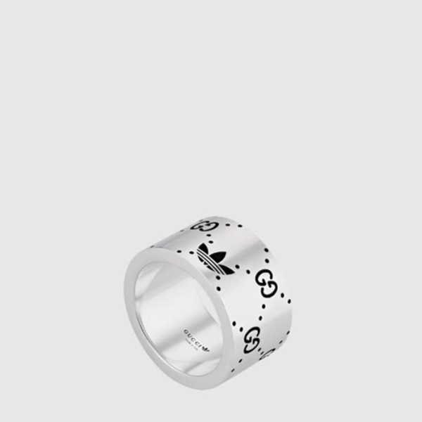 구찌 남/녀 인터로킹 G 링 반지 - Gucci Unisex Interlocking G Ring - acc1179x