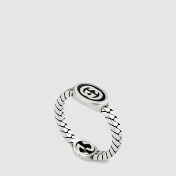 구찌 남/녀 인터로킹 G 반지 - Gucci Unisex Interlocking G Ring - acc7404x