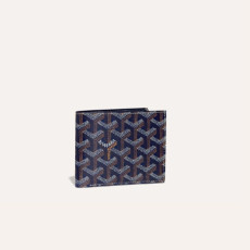 고야드 남/녀 네이비 빅투와르 반지갑 - Goyard Unisex Victoire Wallets - gow56x