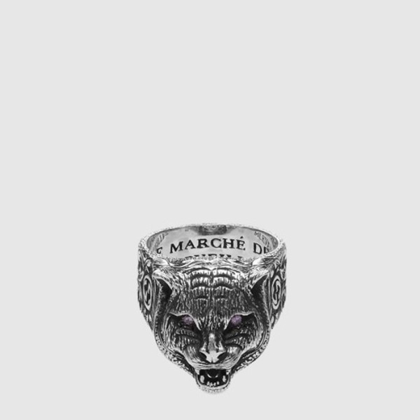 구찌 남성 골드 반지 - Gucci Mens Gold Ring - acc7616x