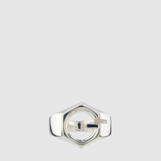 구찌 남성 지오메트릭 G 와이드 반지 - Gucci Mens Geometric G Wide Ring - acc7619x