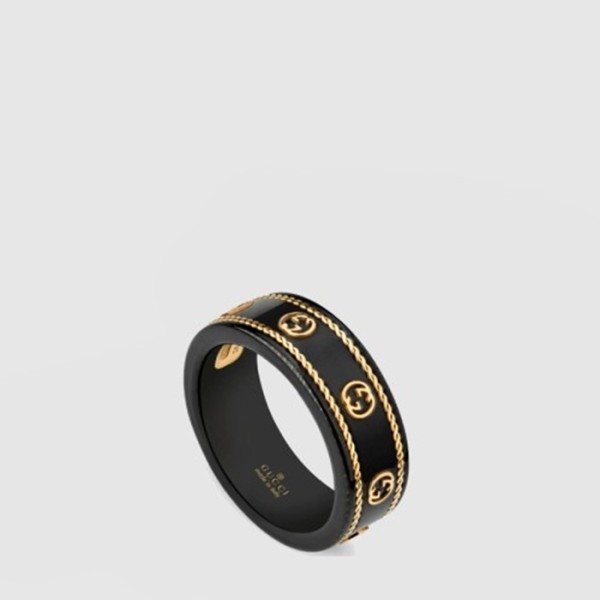 구찌 남성 인터로킹 G 아이콘 반지 - Gucci Mens Interlocking G Icon Ring - acc7628x