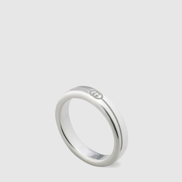 구찌 남성 다이애그널 인터로킹 G 반지 - Gucci Mens Diagonal Interlocking G Ring - acc7675x