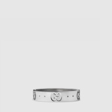 구찌 남성 다이애그널 인터로킹 G 반지 - Gucci Mens Diagonal Interlocking G Ring - acc7678x
