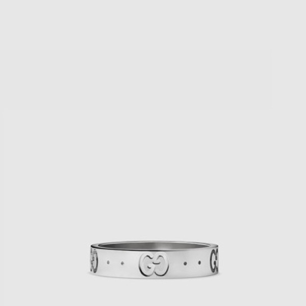 구찌 남성 다이애그널 인터로킹 G 반지 - Gucci Mens Diagonal Interlocking G Ring - acc7678x