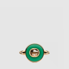 구찌 남성 다이애그널 인터로킹 G 반지 - Gucci Mens Diagonal Interlocking G Ring - acc7680x