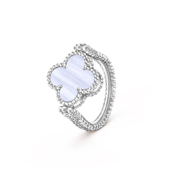 반클리프 아펠 여성 빈티지 알함브라 리버서블 링 - Van Cleef & Arpels Womens Vintage Alhambra Ring - acc7746x