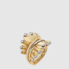 까르띠에 여성 그랑 드 카페 링 다이아몬드 - Cartier Womens Grand de Café Ring Diamond - acc7946x