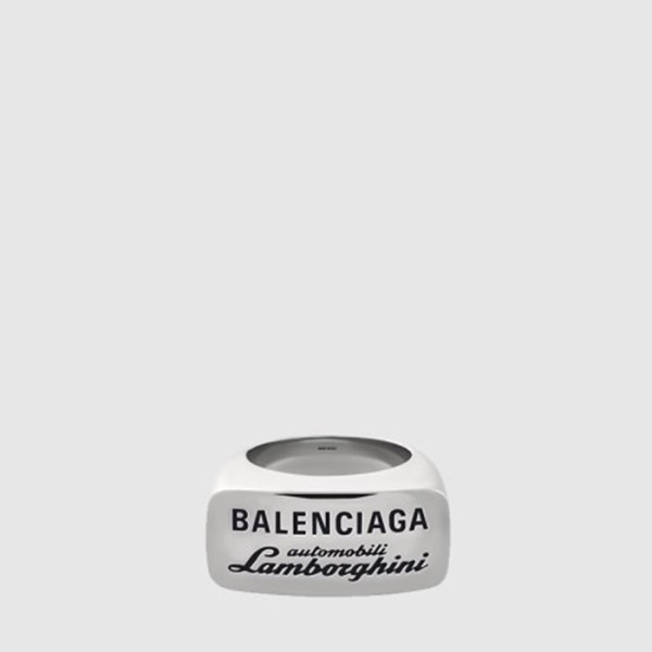 발렌시아가 남성 오토모빌리 람보르기니 시그넷 링 - Balenciaga Mens Automobili Lamborghini Signet Ring - acc7401x