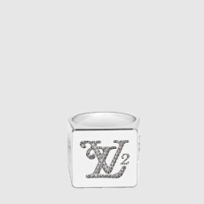 루이비통 x 니고 남성 스퀘어드 스트라스 링  - Louis vuitton x Nigo Mens Squared Strass Ring - acc7469x