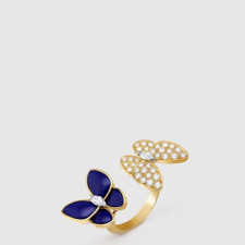 반클리프 아펠 여성 투 버터플라이 비트윈 더 핑거 링 - Van Cleef & Arpels Womens Two Butterfly Between the Finger Ring - acc8007x