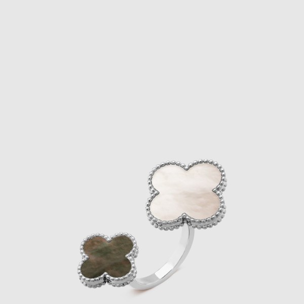 반클리프 아펠 여성 매직 알함브라 비트윈 더 핑거 링 - Van Cleef & Arpels Womens Magic Alhambra Between the Finger Ring - acc8008x