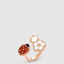 반클리프 아펠 여성 럭키 스프링 비트윈 더 핑거 링 - Van Cleef & Arpels Womens Lucky Spring Between the Finger Ring - acc8011x