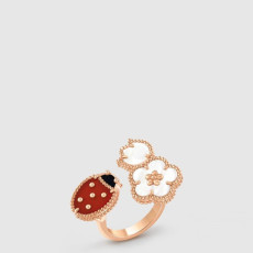 반클리프 아펠 여성 럭키 스프링 비트윈 더 핑거 링 - Van Cleef & Arpels Womens Lucky Spring Between the Finger Ring - acc8011x