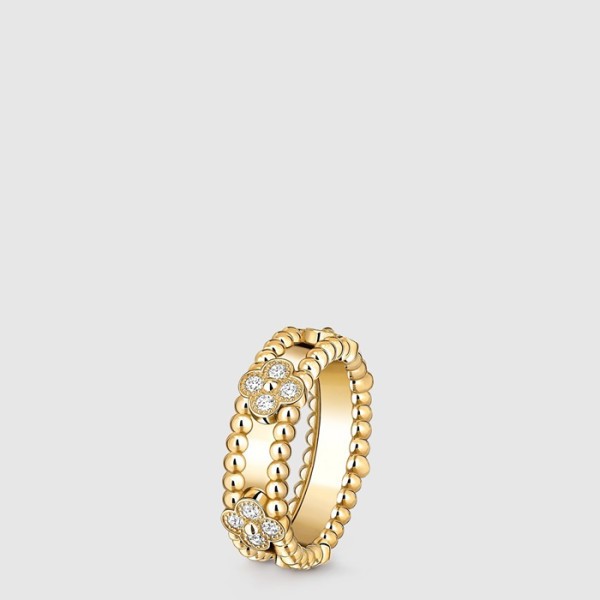 반클리프 아펠 여성 뻬를리 스위트 클로버 링 - Van Cleef & Arpels Womens Perle Sweet Clover Ring - acc8014x