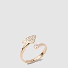 프라다 여성 이터널 골드 콘트레리 반지 - Prada Womens Eternal Gold Contreri Ring - acc8374x