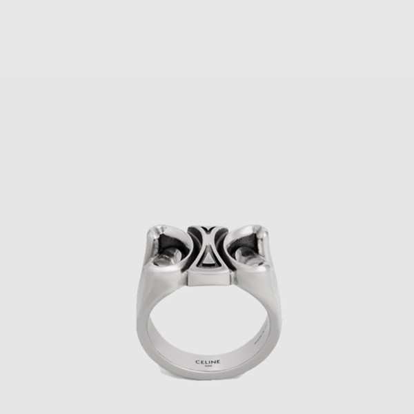 셀린느 여성 산 오노프레 청키 트리옹프 링 - Celine Womens San Onofre Chunky Triomphe Ring - acc8417x