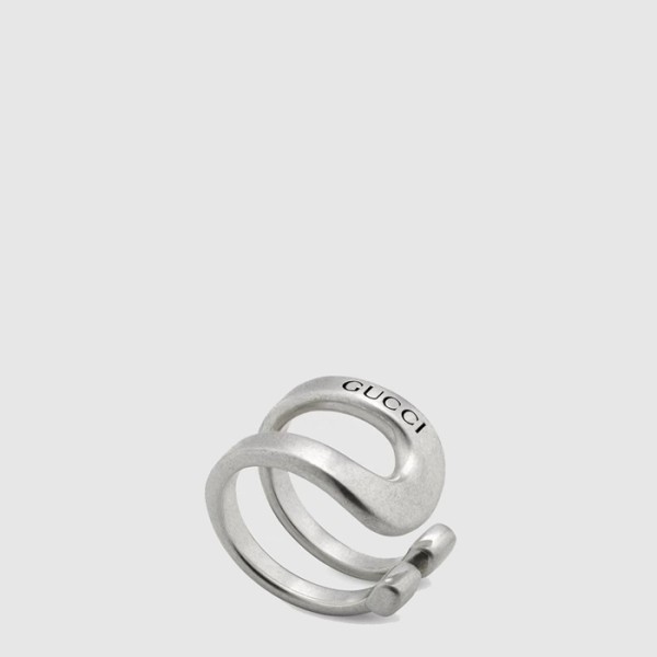구찌 여성 로고 와이드 반지 - Gucci Womens Logo Wide Ring - acc8681x