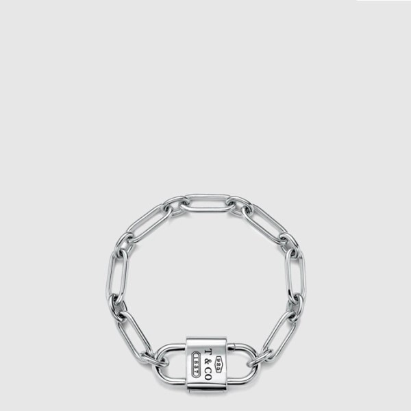 티파니 여성 라지 더블 락 브레이슬릿 - Tiffany & Co Womens Large Double Lock Bracelet - acc7538x