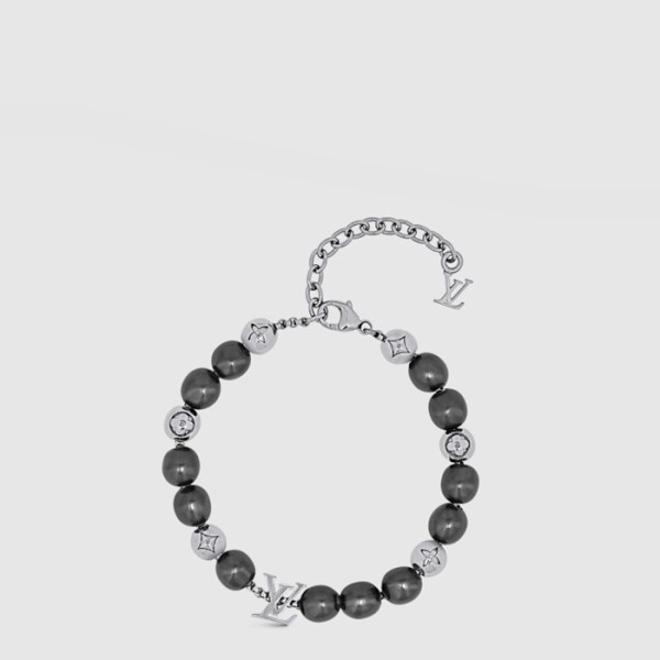 루이비통 남/녀 모노그램 펄 팔찌 - Louis vuitton Unisex Monogram Pearl Bracelet - acc7581x